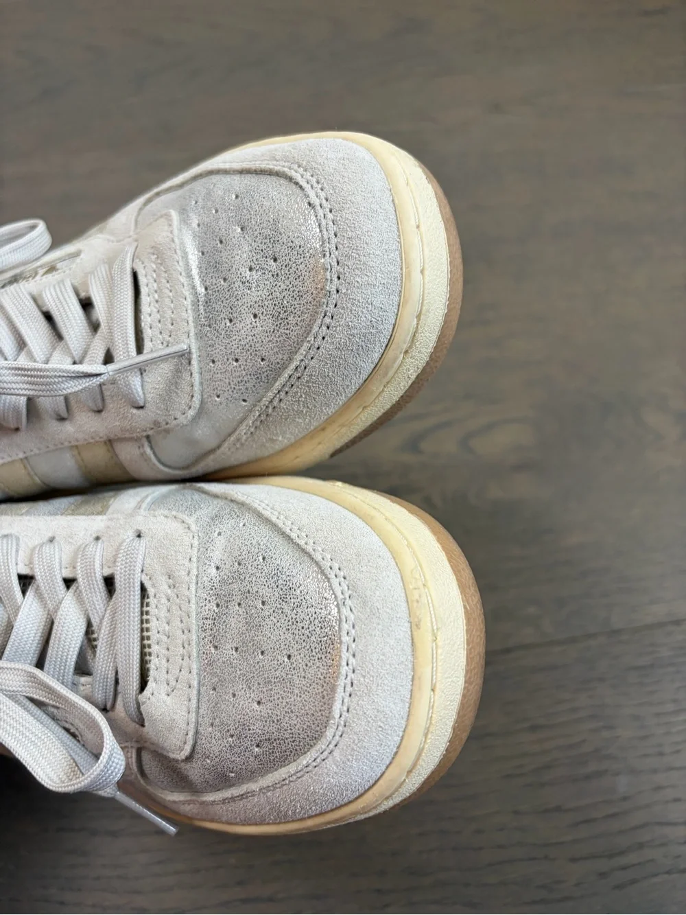 Anthropologie Gola Exclusive Hawk Metallic Sneakers Size 10
